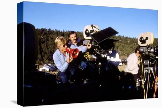 MILAGRO, 1987 directed by ROBERT REDFORD On the set, Robert Redford (photo)-null-Stretched Canvas