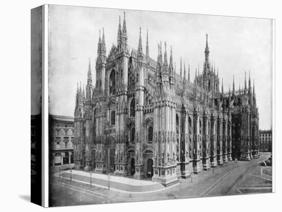 Milan Cathedral, Italy, Late 19th Century-John L Stoddard-Premier Image Canvas