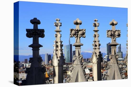 Milano New Skyline (Porta Nuova District) View from the Duomo.-Stefano Amantini-Premier Image Canvas