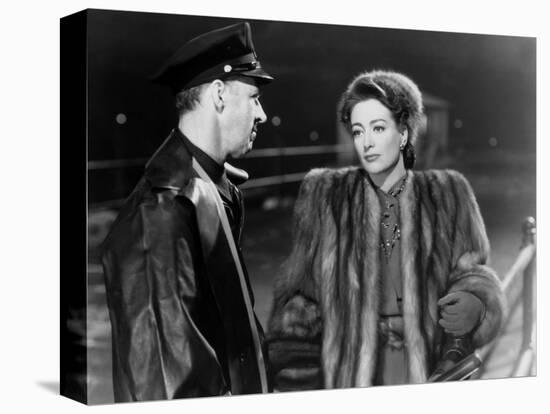 MILDRED PIERCE, 1945 directed by MICHAEL CURTIZ Joan Crawford (b/w photo)-null-Stretched Canvas