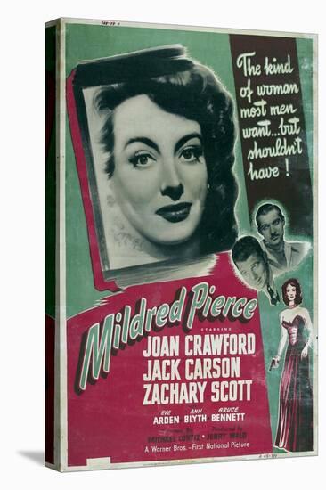 Mildred Pierce, 1945-null-Stretched Canvas