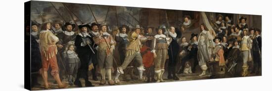 Militiamen of the Company of Captain Roelof Bicker-Bartholomeus Van Der Helst-Stretched Canvas
