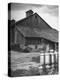 Milk Cans Being Stored on a Farm-null-Premier Image Canvas