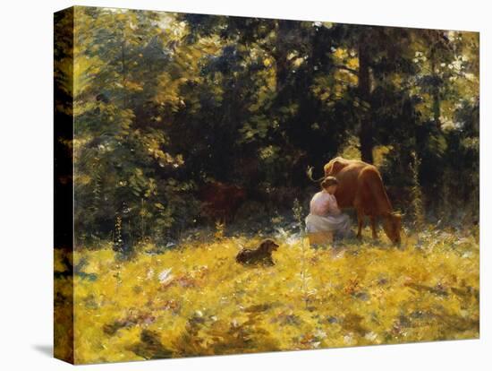 Milking Time, 1889-Charles Courtney Curran-Premier Image Canvas