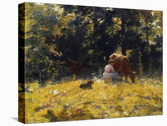 Milking Time-Charles Courtney Curran-Premier Image Canvas