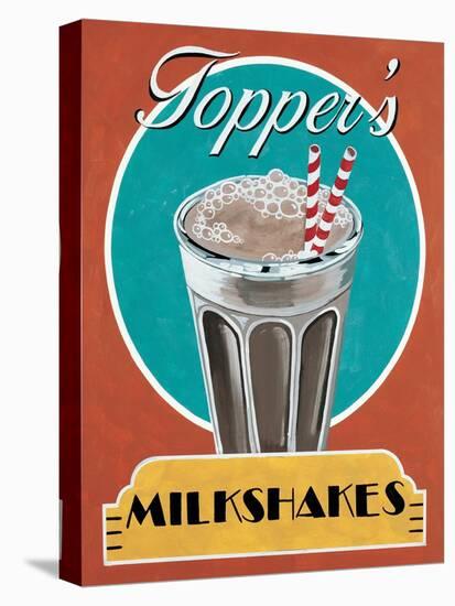 Milkshakes-Catherine Jones-Stretched Canvas