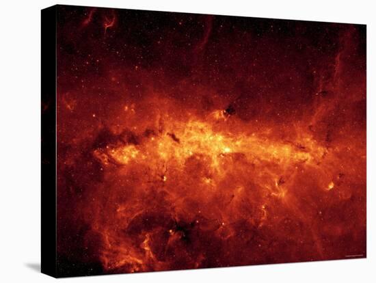 Milky Way Center Aglow with Dust-Stocktrek Images-Premier Image Canvas