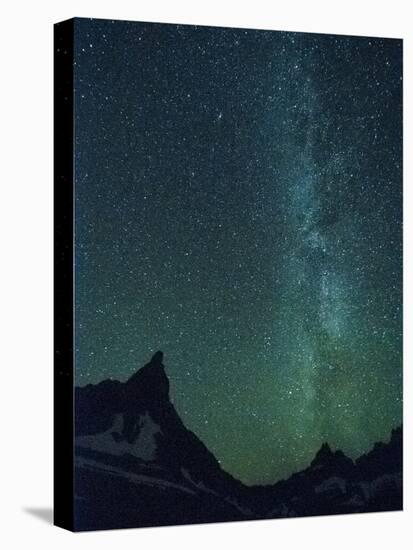 Milky Way over Glacier National Park, Montana.-Steven Gnam-Premier Image Canvas