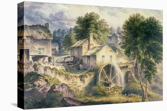 Mill in Bonsall Dale, Derbyshire-John Glover-Premier Image Canvas