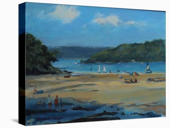 Millbay , Salcombe , Oil on Board , 2016-Jennifer Wright-Premier Image Canvas