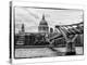 Millennium Bridge and St. Paul's Cathedral - City of London - UK - England - United Kingdom-Philippe Hugonnard-Premier Image Canvas