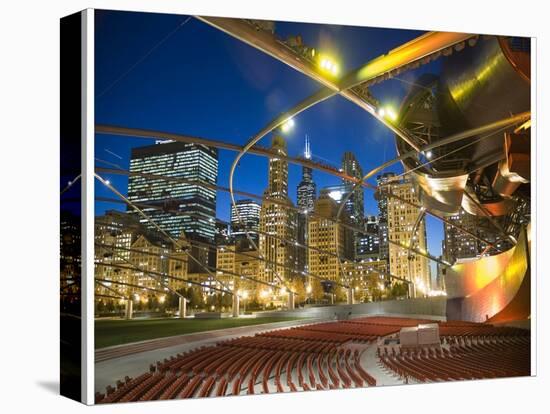 Millennium Park  outdoor theater-Patrick  J. Warneka-Premier Image Canvas