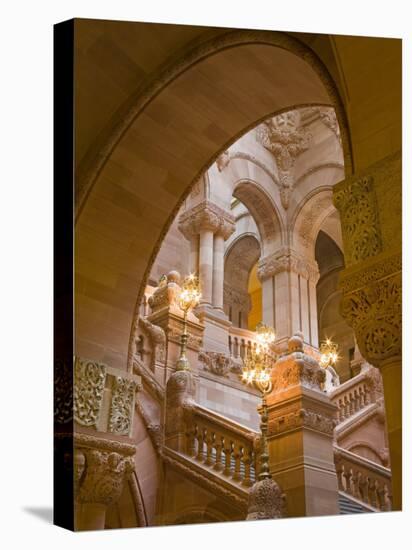 Million Dollar Staircase, State Capitol Building, Albany, New York State, USA-Richard Cummins-Premier Image Canvas