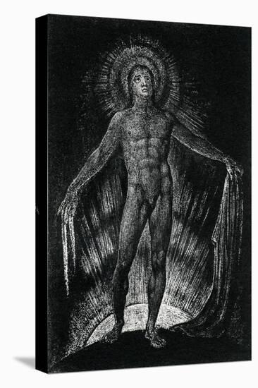 Milton Advancing Disrobed and Ungirded by William Blake-William Blake-Premier Image Canvas