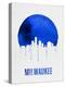 Milwaukee Skyline Blue-null-Stretched Canvas