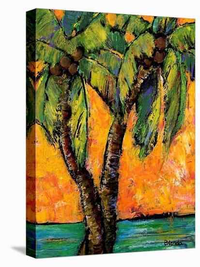 Mimosa Sky Palm Tree-Blenda Tyvoll-Stretched Canvas