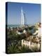 Mina a Salam and Burj Al Arab Hotels, Dubai, United Arab Emirates-Peter Adams-Premier Image Canvas