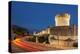 Minceta tower and city walls with traffic light trails, Dubrovnik Old Town, Dubrovnik, Dalmatian Co-Neale Clark-Premier Image Canvas
