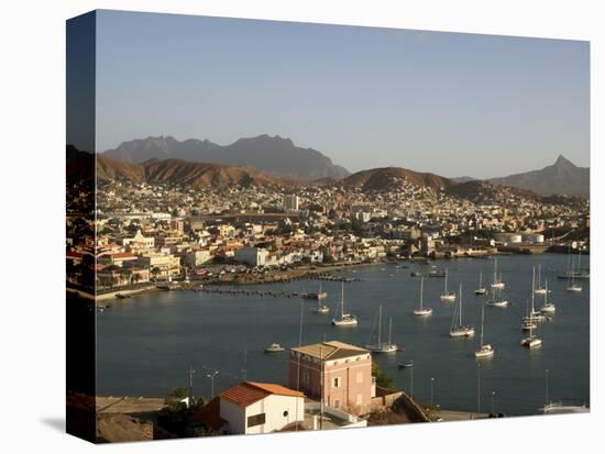 Mindelo City and Harbour, Sao Vicente, Cape Verde Islands, Atlantic, Africa-G Richardson-Premier Image Canvas