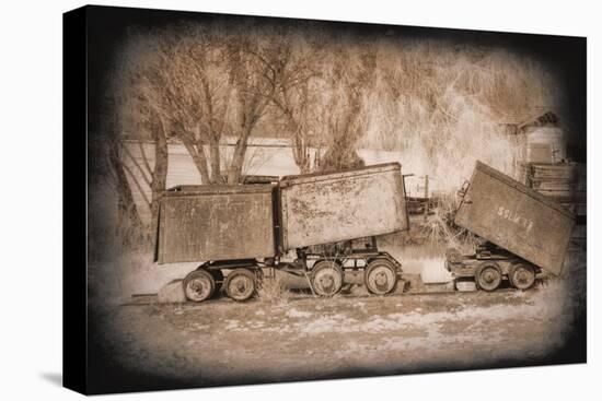 Mine Cars-George Johnson-Stretched Canvas