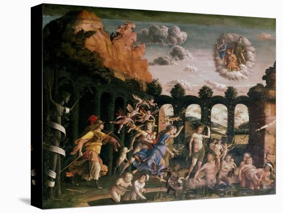 Minerva Chasing the Vices from the Garden of Virtue, C1502-Andrea Mantegna-Premier Image Canvas