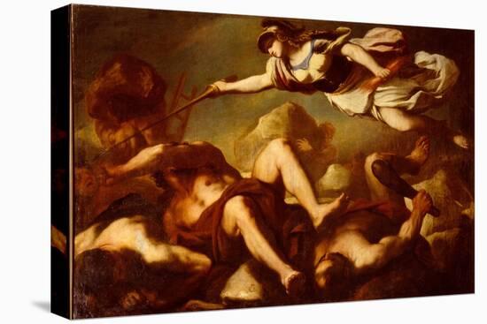 Minerva in the Fight Against Gigantes-Luca Giordano-Premier Image Canvas