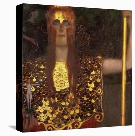 Minerva or Pallas Athena-Gustav Klimt-Premier Image Canvas