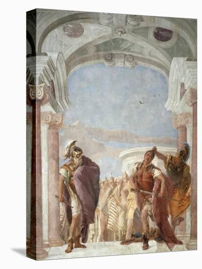 Minerva Preventing Achilles from Killing Agamemnon-Giambattista Tiepolo-Premier Image Canvas