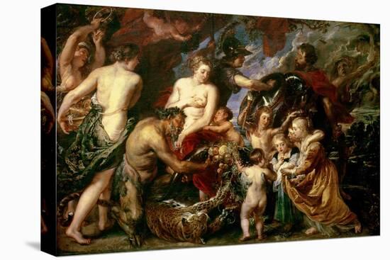 Minerva Protects Pax from Mars (Peace and War), 1629-30-Peter Paul Rubens-Premier Image Canvas