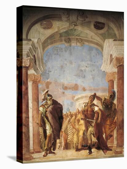 Minerva Restraining Achilles from Killing Agamemnon-Giambattista Tiepolo-Premier Image Canvas