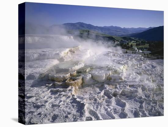 Minerva Spring, Mammoth Hot Springs, Yellowstone National Park, Wyoming-Geoff Renner-Premier Image Canvas