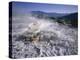 Minerva Spring, Mammoth Hot Springs, Yellowstone National Park, Wyoming-Geoff Renner-Premier Image Canvas