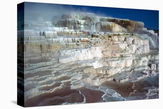 Minerva Terrace at Yellowstone-null-Stretched Canvas