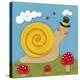 Mini Bugs I-Sophie Harding-Stretched Canvas