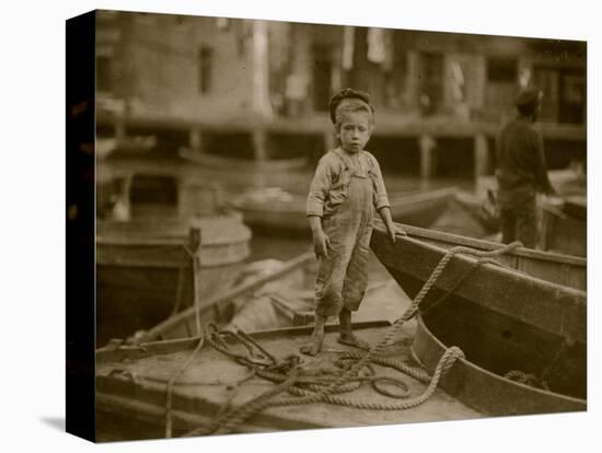 Miniature Fisherman-Lewis Wickes Hine-Stretched Canvas