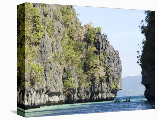 Miniloc Island Big Lagoon, Bacuit Bay, Palawan, Philippines, Southeast Asia, Asia-null-Premier Image Canvas