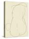 Minimal Nude Figurative Sketch-Little Dean-Premier Image Canvas