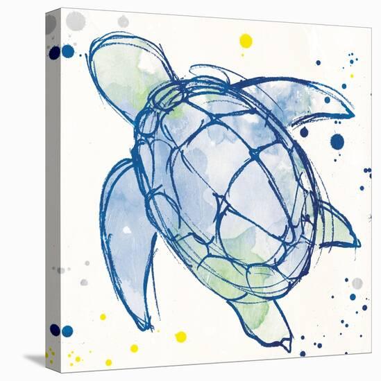 Minimal Sketch Turtle-Milli Villa-Stretched Canvas