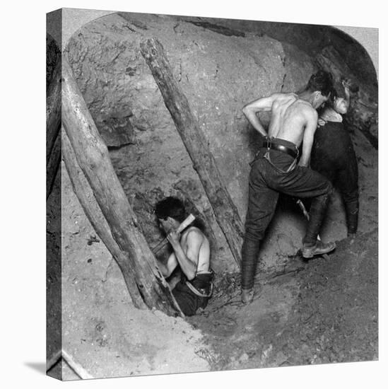 Mining at Messines Ridge, Belgium, World War I, 1914-1918-null-Premier Image Canvas