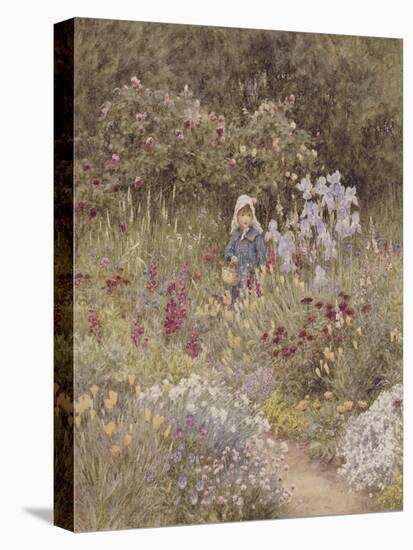 Minna, Illustration to 'Happy England' by Marcus Huish, Pub. by a and C Black, 1904-Helen Allingham-Premier Image Canvas