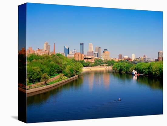 Minneapolis and the Mississippi River-null-Premier Image Canvas