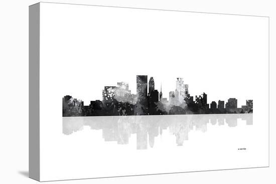 Minneapolis Minnesota Skyline BG 1-Marlene Watson-Premier Image Canvas