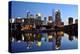 Minneapolis Skyline at Dusk-1photo-Premier Image Canvas
