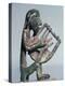 Minoan bronze of a harpist-Unknown-Premier Image Canvas