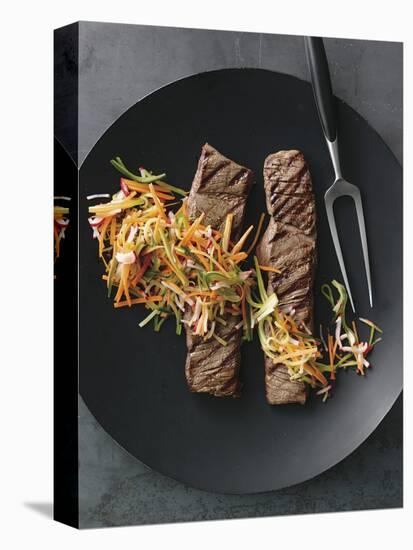 Minute Filets with Pickled Vegetables - Conde Nast Collection-null-Premier Image Canvas