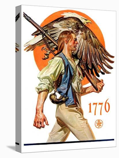 "Minute Man,"June 29, 1929-Joseph Christian Leyendecker-Premier Image Canvas