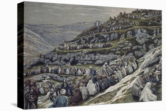 Miracle of the Loaves and Fishes-James Tissot-Premier Image Canvas