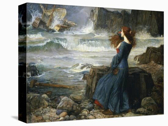 Miranda, the Tempest, 1916-John William Waterhouse-Premier Image Canvas