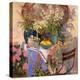 Mirror Flowers-Allayn Stevens-Stretched Canvas