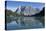 Mirroring of the Wetterstein Mountains with Wetterspitzen and Wetterwandkopf, Lake Seebensee-Uwe Steffens-Premier Image Canvas